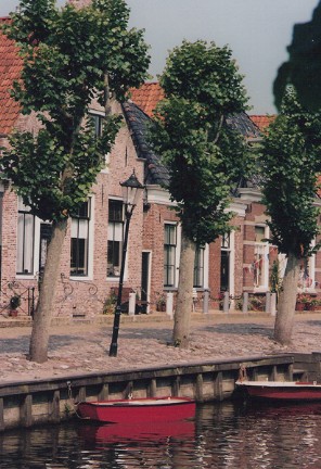 The Old Dutch harbor town of Sloten