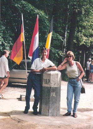 The highest point of The Netherlands (321 m), were The Netherlands meet Belgium and Germany